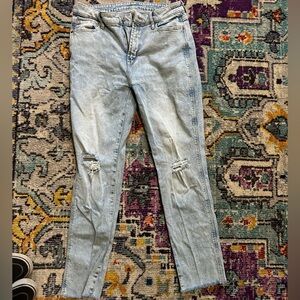 Old Navy Light Blue Straight Leg Jeans